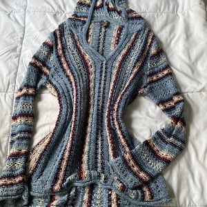 multi striped knit sweater from Eddie bower